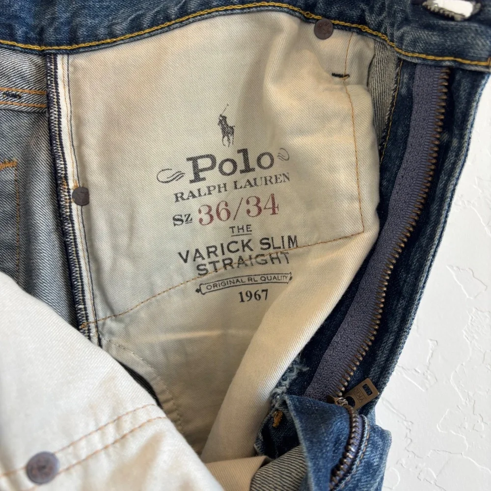 Polo Ralph LaurenMen’s  Jeans size 36/34 blue The Varick Slim Straight, preppy